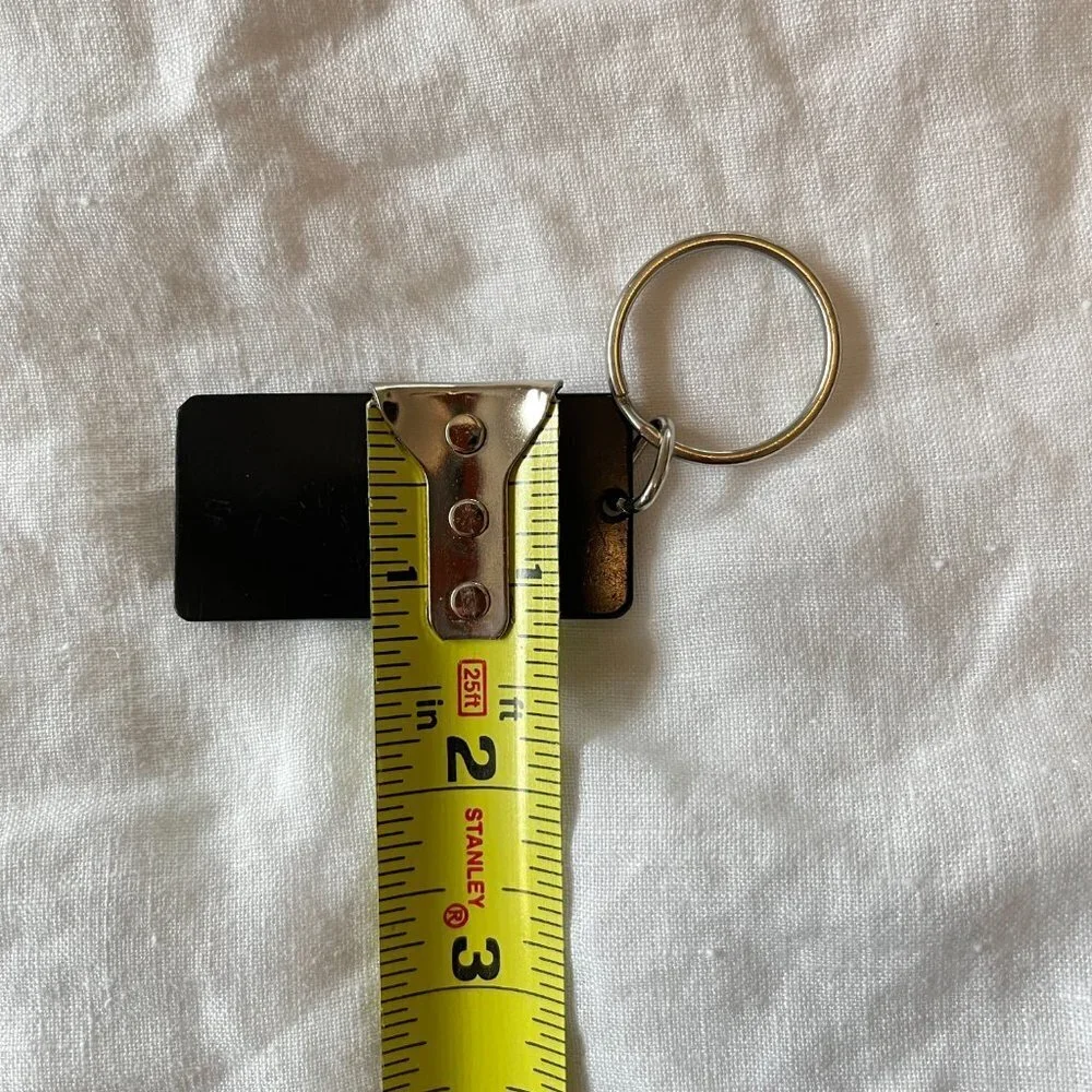 Engraved Name Plate Wayne Keychain